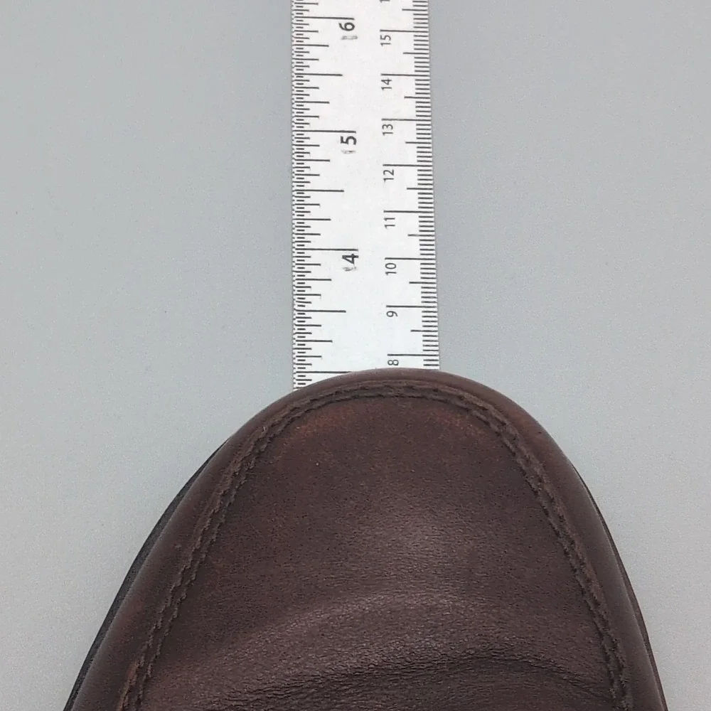 Ecco Shoes Mens Brown EUR 44 Leather Loafers Elastic Insets‎ Walking Comfort